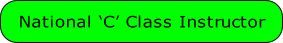 National ‘C’ Class Instructor
